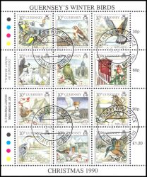 1990  Weihnachten: Überwinternde Vögel