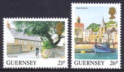 1991  Freimarken: Ansichten von Guernsey