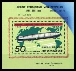 Korea-Nord 1979  Luftschiff