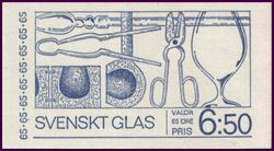 1972  Schwedisches Glas - Markenheftchen