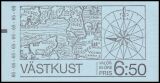 1974  Tourismus - die Westküste - Markenheftchen mit...