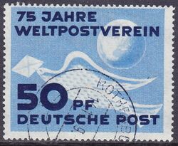 1949  75 Jahre Weltpostverein  ( UPU )