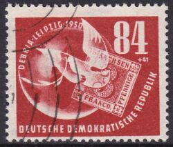 1950  Deutsche Briefmarkenausstellung DEBRIA