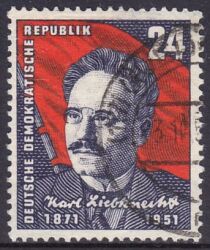 1951  80. Geburtstag von Karl Liebknecht