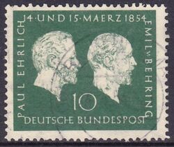1954  Geburtstag von Paul Ehrlich und Emil v. Behring