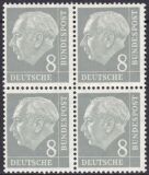 1954  Freimarke: Bundespräsident Theodor Heuss