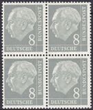 1954  Freimarke: Bundesprsident Theodor Heuss