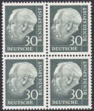 1956  Freimarken: Bundespräsident Theodor Heuss