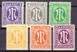 0 1945  Freimarken: AM-Post  englischer Druck