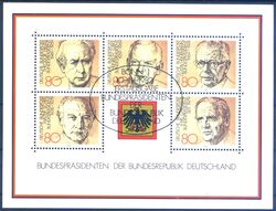 0118 - 1982  Bundesprsidenten der Bundesrepublik Deutschland