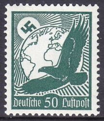 1934  Flugpostmarke: Steinadler