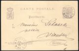 1879  Postkarte - "CARTE POSTALE" ohne Bindestrich