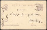 1879  Postkarte - "CARTE POSTALE" ohne Bindestrich