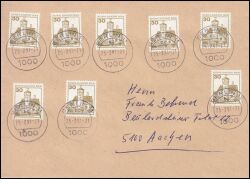 1991  Mehrfachfrankatur - Letterset