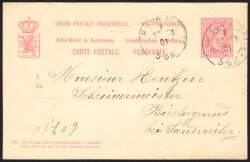 1895  Wertstempel: Großherzog Adolf