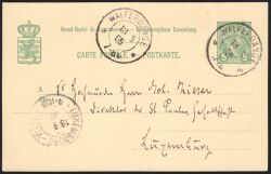 1903  Wertstempel: Großherzog Adolf - ohne Fußnote