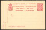 1907  Postkarte mit Antwortkarte