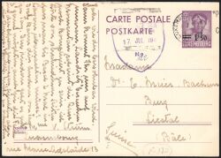 1944  Bildpostkarten mit Wertänderung
