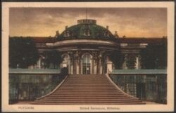 Potsdam - Schloß Sanssouci , Mittelbau