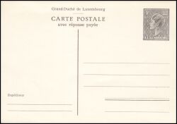 1949  Wertstempel: Großherzogin Charlotte - Doppelkarte