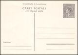 1949  Wertstempel: Groherzogin Charlotte - Doppelkarte