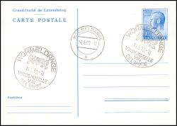 1966  Wertstempel: Großherzog Jean
