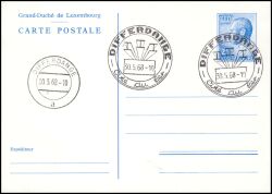 1966  Wertstempel: Großherzog Jean