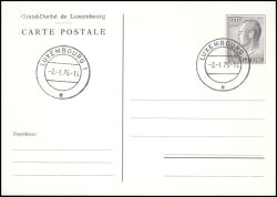 1976  Wertstempel: Großherzog Jean
