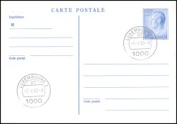 1983  Wertstempel: Großherzog Jean