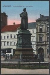 Eisenach - Lutherdenkmal auf dem Karlsplatz