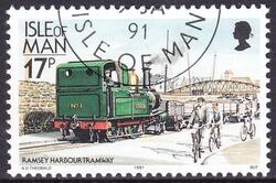 1988  Freimarken: Straenbahnen und Eisenbahnen