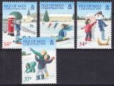1990  Weihnachten: Kinderspiele im Schnee