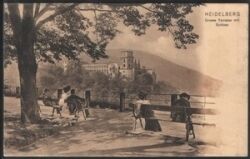 Heidelberg - Groe Terrasse mit Schlo