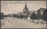 80538  München - Nationalmuseum mit Hubertusbrunnen