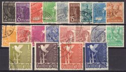 1947  Freimarken: Kontrollratsausgabe II