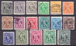 1945  Freimarken - deutscher Druck