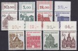 1964  Freimarken: Deutsche Bauwerke aus Bogen