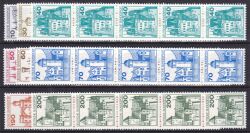 1977  Freimarken: Burgen und Schlösser aus Rollen