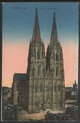Köln - Dom von der Westseite