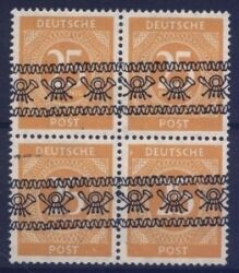 1948  Freimarken: Ziffernserie mit Bandaufdruck  62 I