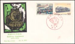 1972  100 Jahre japanische Eisenbahn