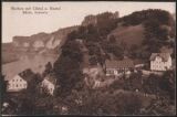 Rathen mit Elbtal u. Bastei ( Sächs. Schweiz )