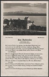Schloß Meersburg am Bodensee -  "Auf dem Öden-Stein"