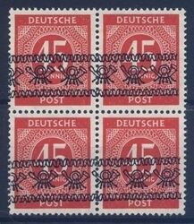 1948  Freimarken: Ziffernserie mit Bandaufdruck  65 I