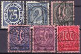 1922  Dienstmarken : Wertziffern