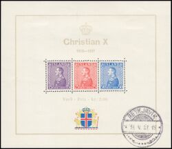 1937  25 Jahre Regentschaft von König Christian X