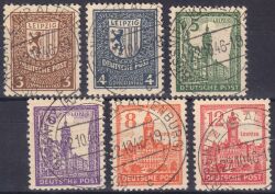1946  Freimarken: sogen. Abschiedsserie ohne Wz.