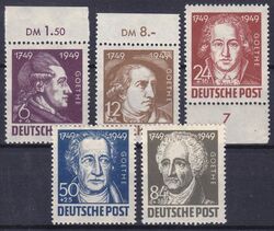 1949  200. Geburtstag von Johann Wolfgang von Goethe