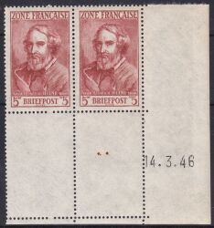 1945  Freimarken mit Druckdatum
