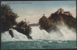 Schweiz - Rheinfall mit Schloß Laufen